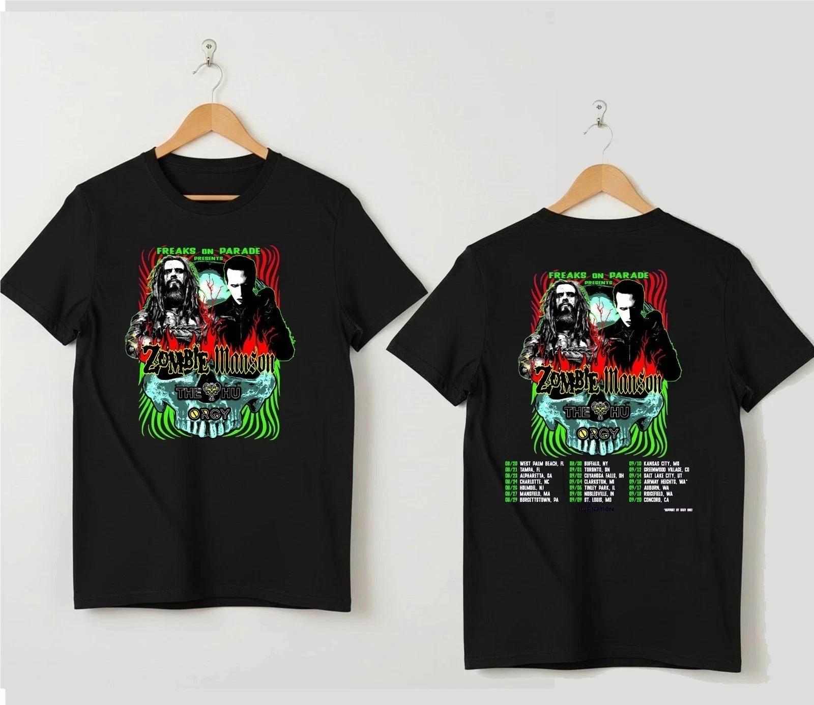Rob Zombie 2026 Tour Freaks On Parade Concert T-Shirt, Fan gift S
