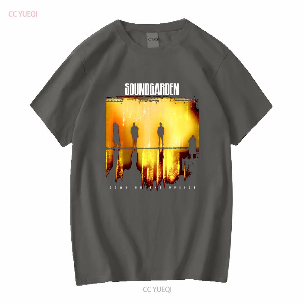 Soundgarden Down On The Upside T-shirt Taglia M Nera Band Grunge Rock manica lunga o corta vintage Lavata uomo Versatile