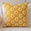Yousheng Plush Flower Pillow Cover Spring Summer Throw Pillow Case Farmhouse Decor Pillow Case with Hidden Zipper for Sofa Bed Home Decoration