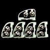 10Pcs Noctilucent Fishing Alarm With 2 Bells Bite Alarm Easy To See In The Night