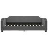 Daybed Dark Grey 90x190 Cm Fabric