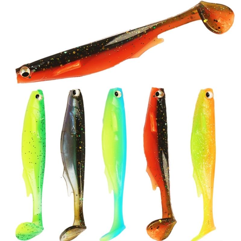 Fishing Lures for Saltwater Paddle Tail Swimbaits T Tail Baits Artificial Baits Fishing Lure for Trout Swim Baits