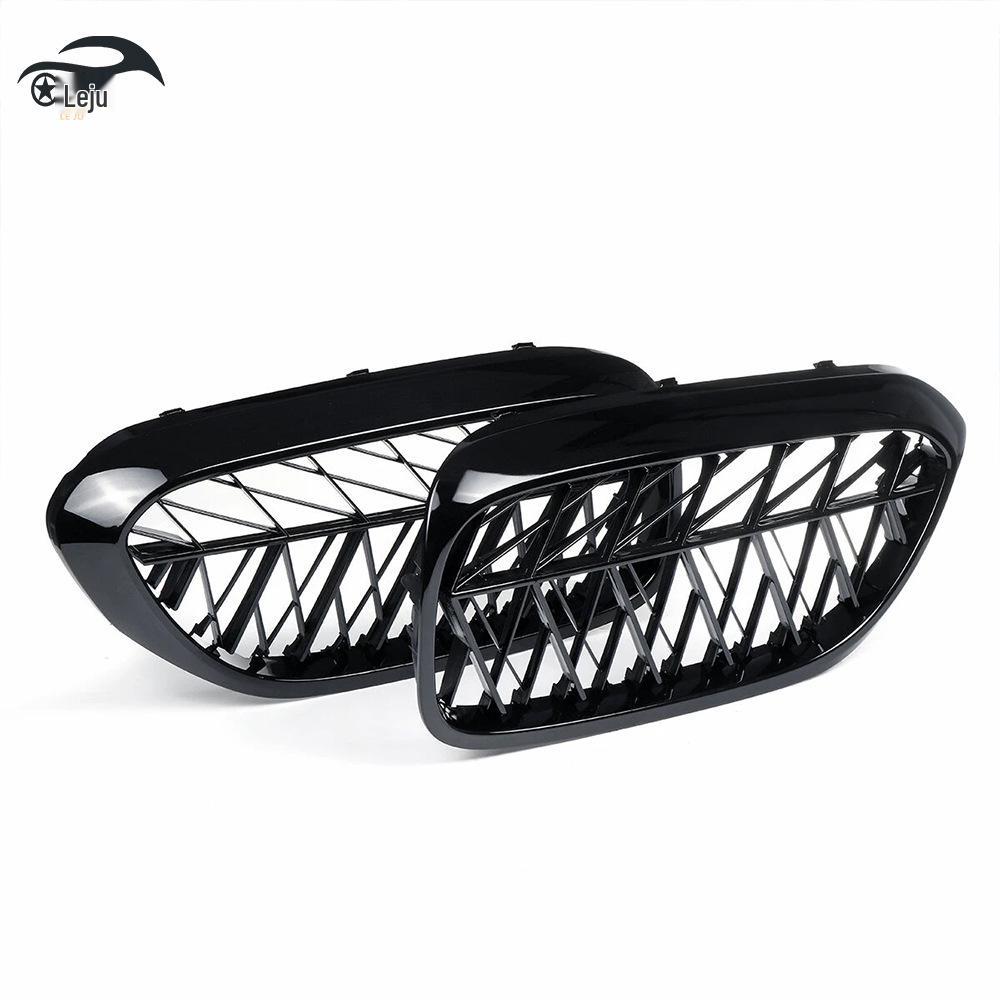 Helle schwarze Frontstoßstangen-Kühlergrill für BMW 3er & 5er F30 2018-2020