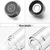 Double-Wall Borosilicate Glass Tea Infuser Tumbler