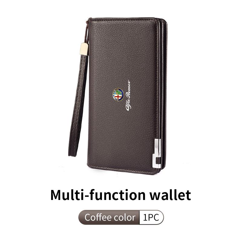 

For Alfa Romeo 2026 Hot Sticker Car Foldable Wallet Coin Bag Pocket Storage Bags Protector Cover For Alfa Romeo Giulia 147 Mito