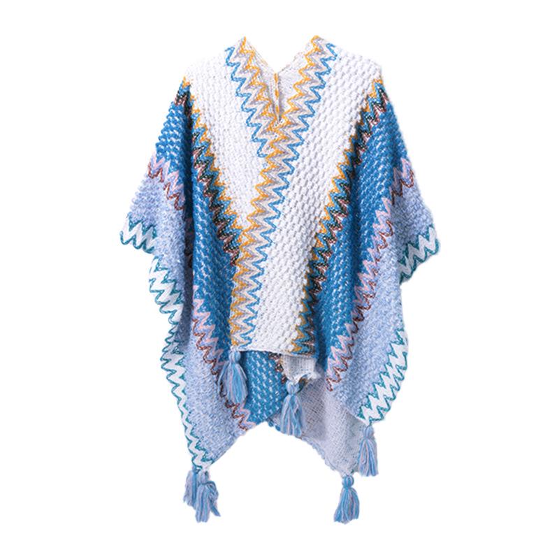 Yunnan Lijiang Ethnic Style Women's Thickened Travel Shawl Cloak