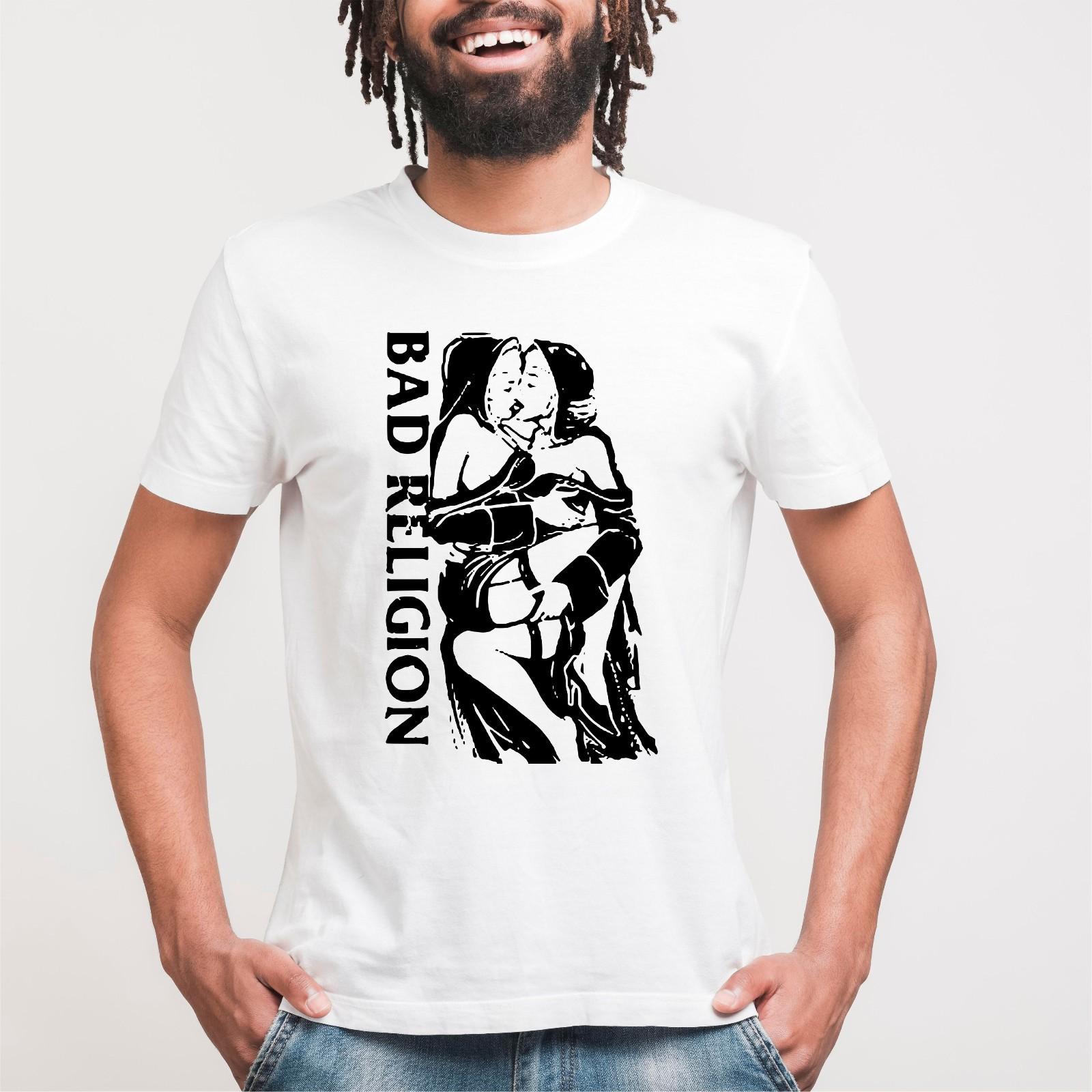 Naughty Nuns T-shirt Bad Band Religion Punk Rock Gothic Top New Men s Gift Tee M