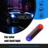 Anti Theft Solar Lights For Car Car Solar Power Simulated Alarm Car Solar Anti-Theft Light For Car Motorcycle Bicycle
