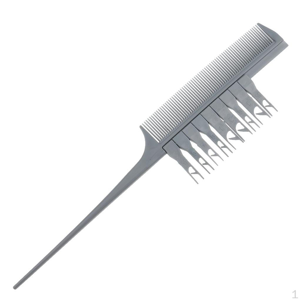 

Barber Tint Brush Highlight Microbraiding Teasing Sectioning Comb