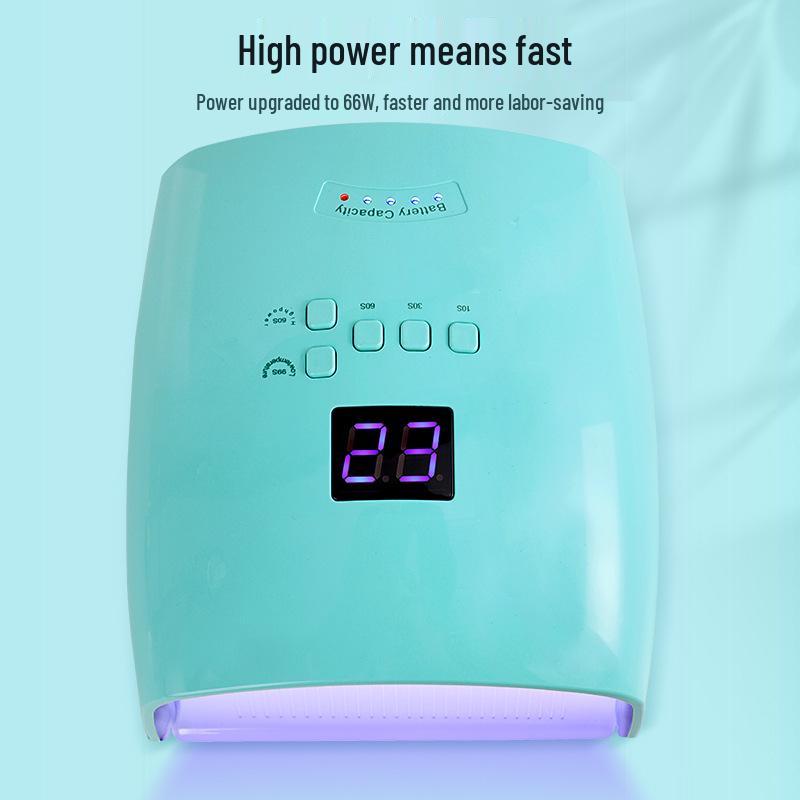 66W Rechargeable Wireless LED Nail Gel Dryer