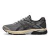 Asics Gel-Flux 4 Comfortable Synthetic Leather Low-Top Training Running Shoes Men Sneaker Gray Black 1011B934-020