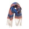Women's Vintage Scarfs Winter Casual Scarf Shawl Wraps Poncho Blanket Fringe Soft Warm Thick Blanket Scarfs for Women Chunky Long Shawl Scarves