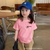 Kids Cotton Cartoon Short Sleeve T Shirt Summer Loose Thin Unisex Children Half Sleeve Top
