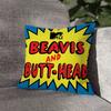 B-Beavis and B-Butt-H-Head Throw Pillow Case For 45x45cm 40x40cm 55x55cm 50x50cm 30x30cm Square Car Pillowcase Shell