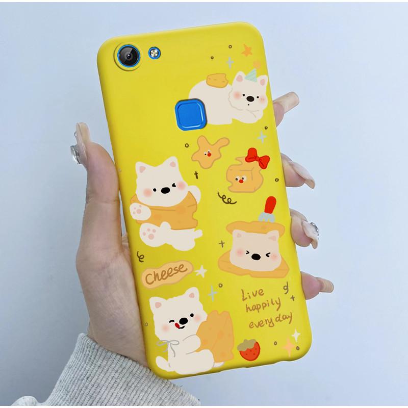 For Vivo V7 V7+ Plus Y79A Y75 Y73 Y79 1716 1718 Phone Case Cute Astronaut Panda Flowers Candy Soft Silicone TPU phone Case Cover