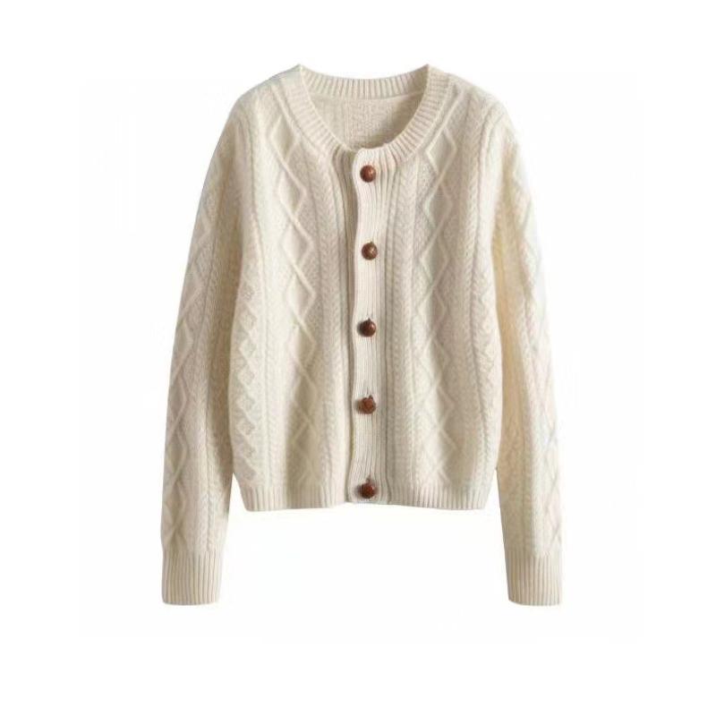 Jacket Women's Autumn and Winter New Loose and Versatile Knitted Cardigan Top