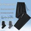 Men's Plus Size Sporty Ice Silk Quick-Dry Summer Jogger Pants