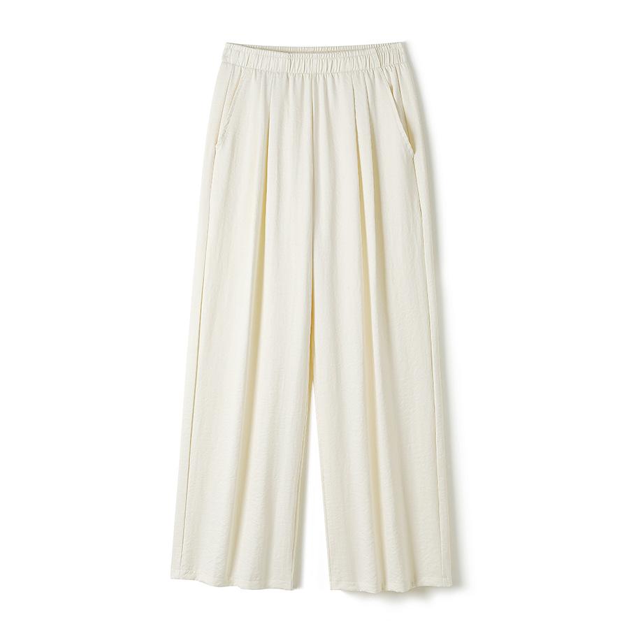 Podzimní a zimní nové kalhoty Yamamoto Dámské oblečení Jarní zeštíhlující sportovní volné drapované nugátové pečivo kalhoty Rovné ležérní kalhoty se širokými nohavicemi