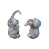 Cute Little Elephant Flower Pot Pendants, Garden Animal Micro-landscape Potted Plants, Hanging Decorative Resin Handicrafts