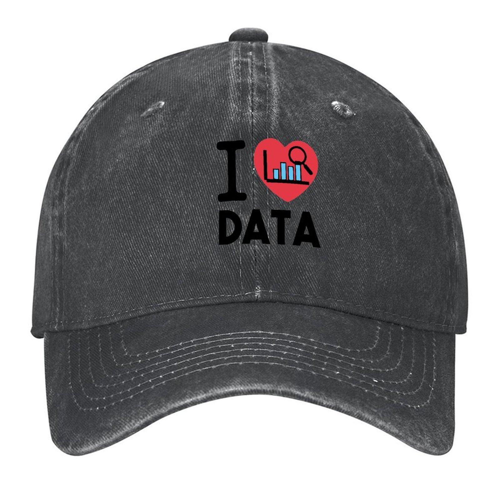 

2026 I Love Data Baseball Cap New Hat Luxury Cap Trucker Cap Anime Hat Caps For Women Men s