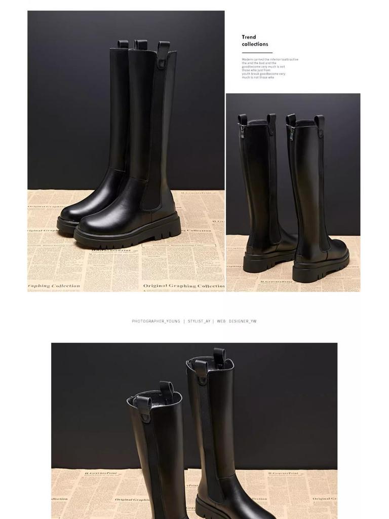 Women's Plush Thick-Soled Long Snow Boots 2025: Warm, Fur-Lined Winter High Boots