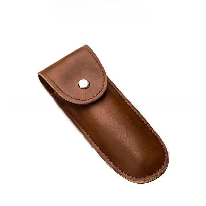 

Wine Opener Stainless Steel Multi-function Bottle Opener Foil Cutter Leather Case Cork Remover Air Pressure Bottle Opener Tool