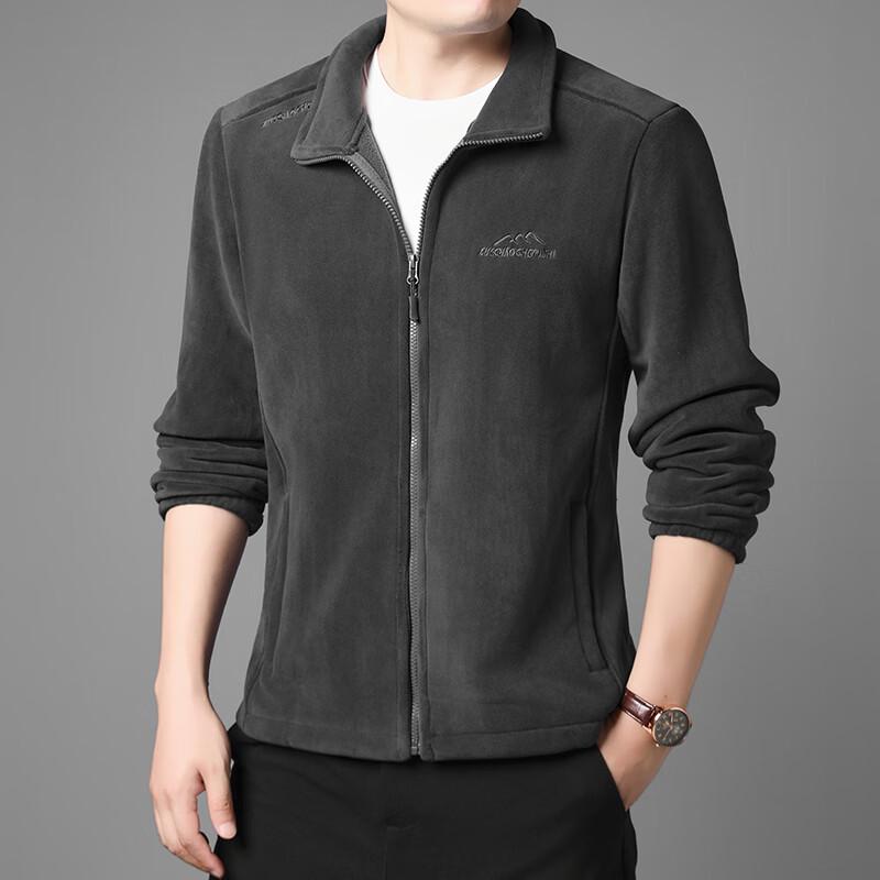 

Firstview Men s Winter Warm Fleece Stand Collar Jacket FV25D1951 XL