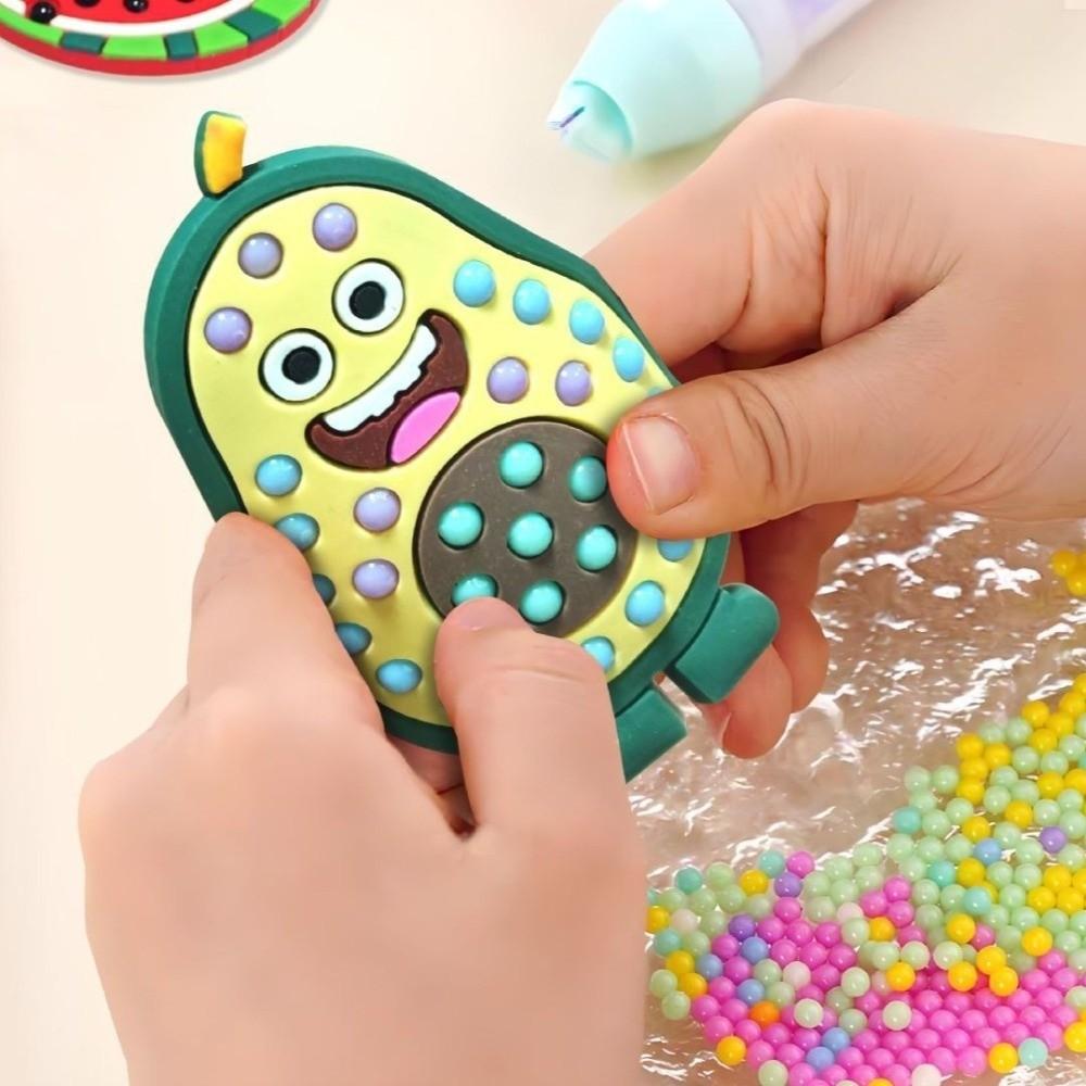 Ballpoint Pen Painting Handmade Bead Painting Creative Production Handmade Beads Pen  Gift for Kids