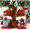 Cloth Deer Antlers Dwarf Ornament Handmade Faceless Doll Christmas Plush Doll  Cabinet