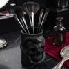 3D Printed Ornament Skull & Snake Pen Holder, Gothic Pencil Collectible Figurine Desk Organizer for Makeup Brush Stationery Storage, Halloween