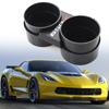 Dual Cup Drink Holder Extendable Retractable for Chevrolet Corvette C7 2014-2020 Car Water Cup Holder Car Accessory