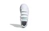 Adidas Neo ADVANTAGE Synthetic Leather Comfortable Low top Kids' Skateboarding Shoes White Children Aged 3 7 Years Old EF0223