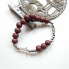 Catholic Cross Rosary Bracelet Vintage Elastic Beaded Chain Baptism Rosaries Bangle Wristband for Men Women Jewelry Gift
