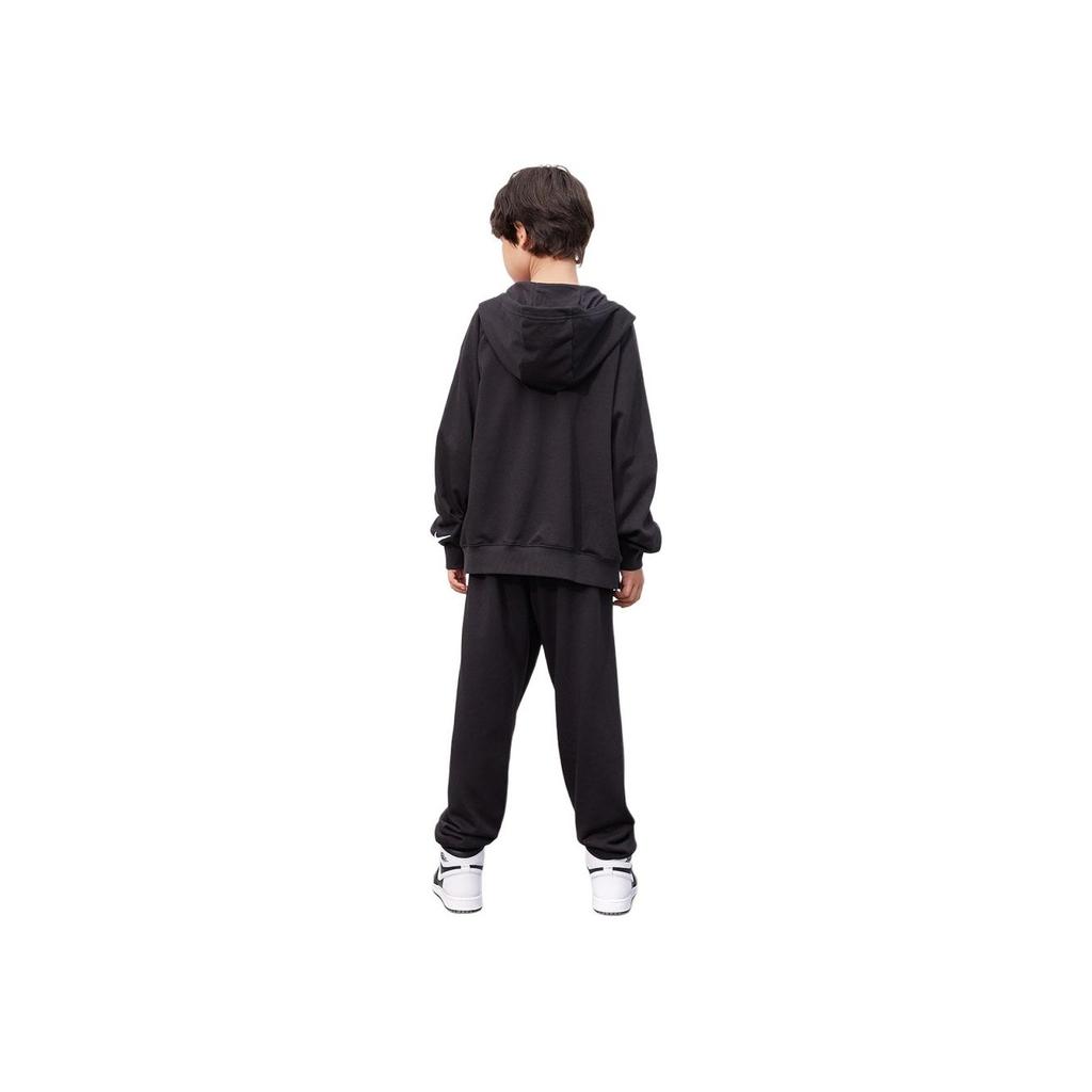 Nike Sweatshirt Loose Solid Color Stylish Versatile Comfortable Kids Tops Black N32442174GS-002