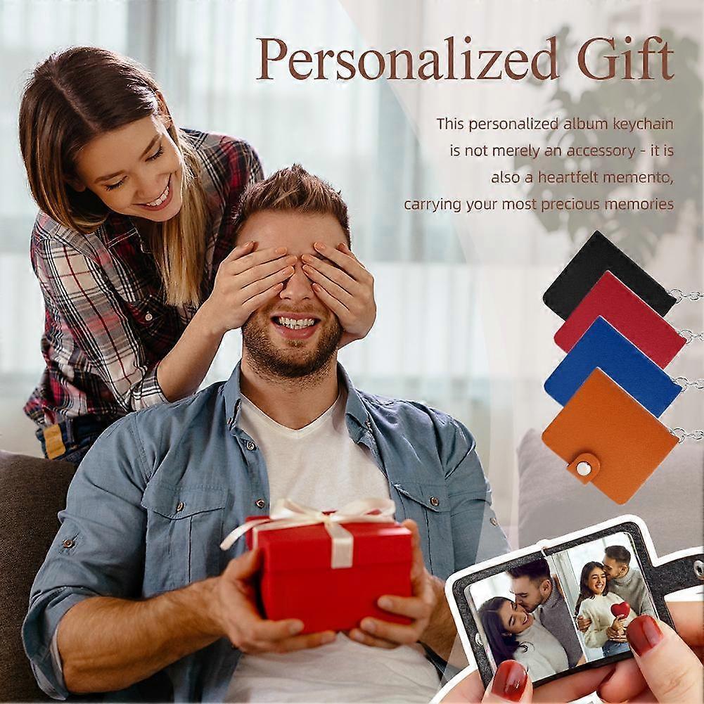Mini Color Photo Album Keychain Pendant Diy Color Printed Keychain Ornament