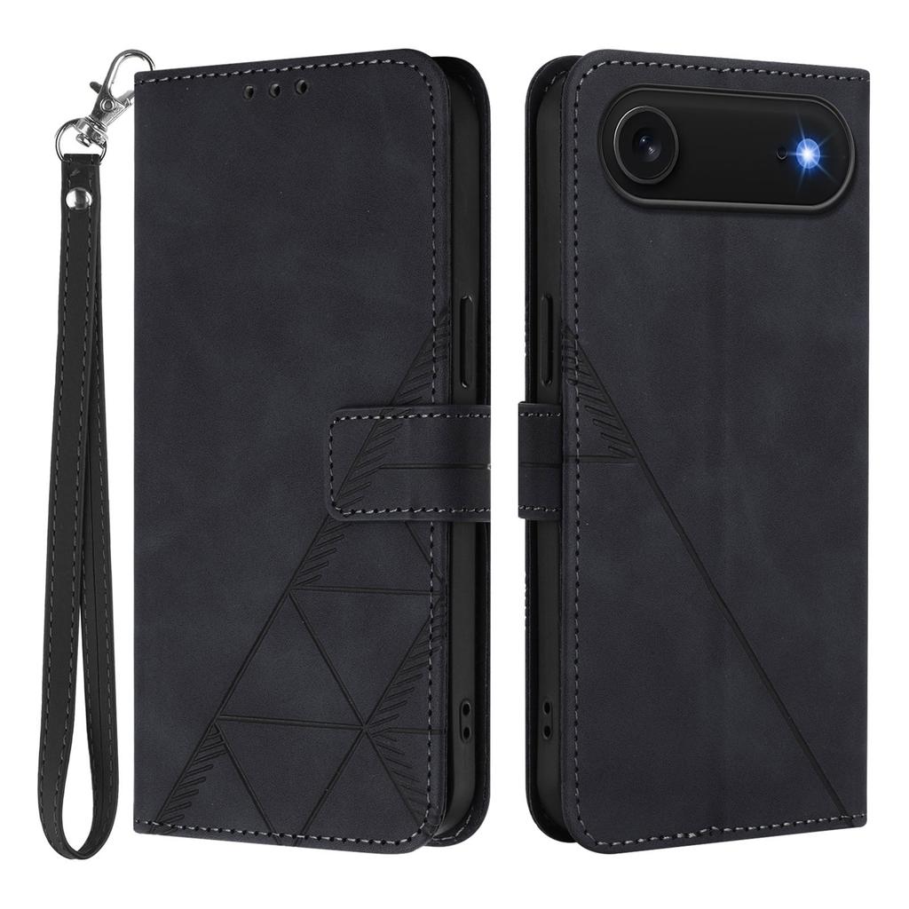 For Vivo V70 FE 5G Case RFID Blocking Imprinted Dog Pattern PU Leather Phone Cover with Wrist Strap