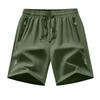 Men's Quick Dry Gym Shorts with Zipper Pockets - Lightweight Athletic Shorts for Running, Training, and Summer Workouts