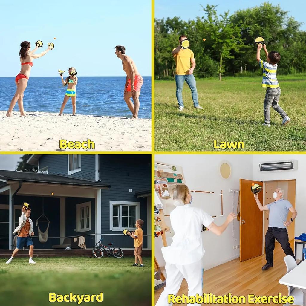 Outdoor Fitness Throwing Hand Toss Ball Throw Catch Toy Parent-child Fitness Interactive Toy Multiple People Games
