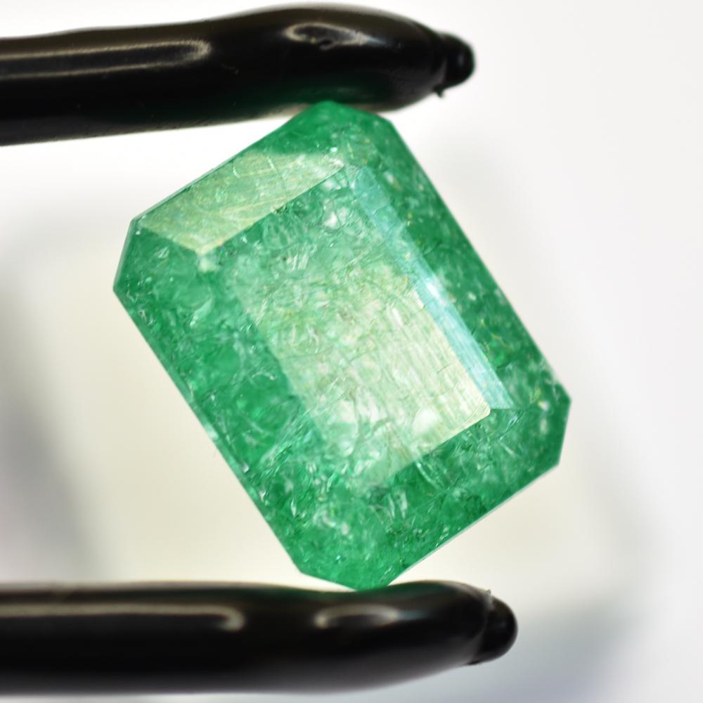 Natural Green Emerald Loose Gemstone 17x13 mm 29.25 ct Emerald Cut for Jewelry Making and Crafts