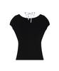 ILLIO Black Star Giselle Gathered Top