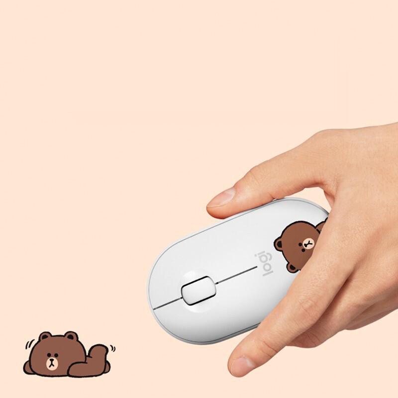 Logitech Pebble LINE FRIENDS Wireless Bluetooth Mouse
