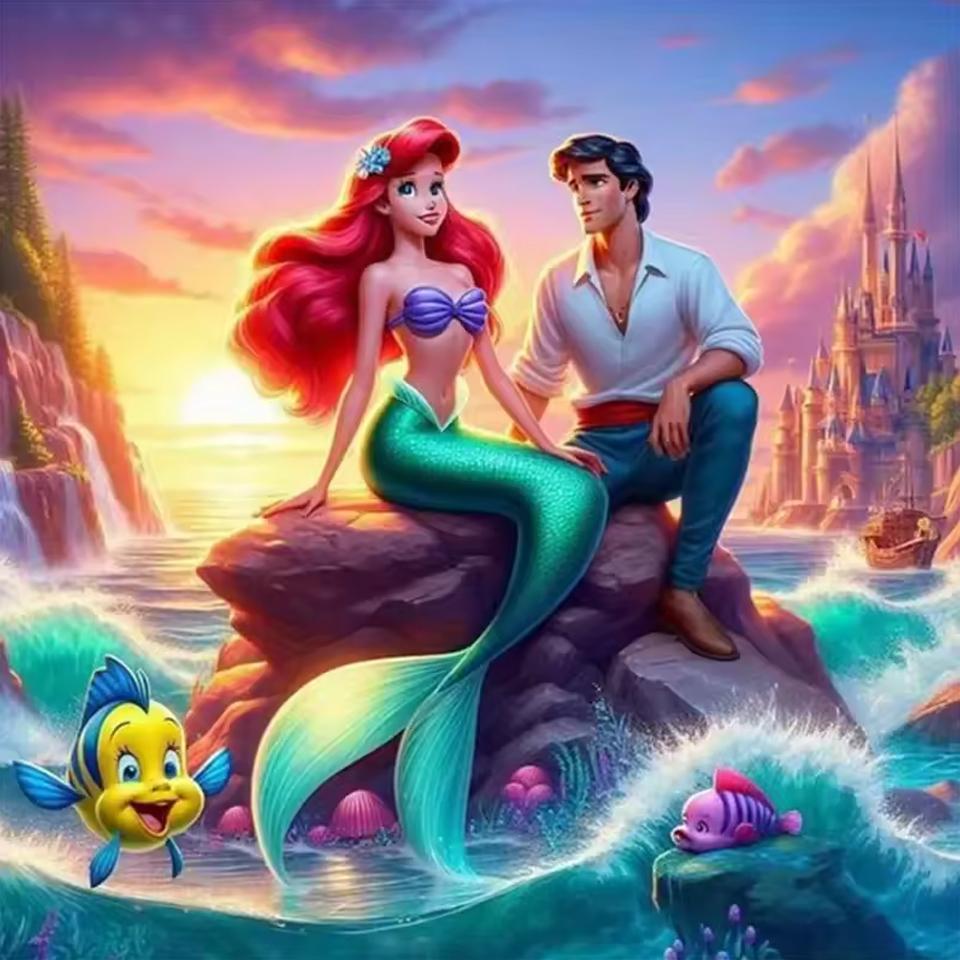 Disney Diamond Painting Kit 5D DIY Diamond Embroidery Cross Stitch Handmade Art Gift Crafts Home Decor