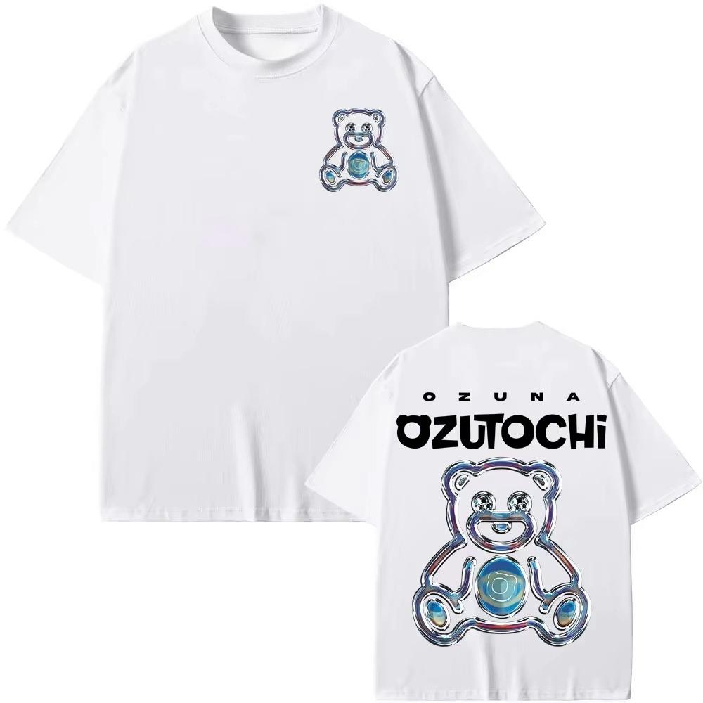 Rapper Ozuna Ozutochi Album Cover Essentielle T-Shirts Mode Vintage Herren Damen FrühlingSommer Kurzarm Oberteil Streetwear