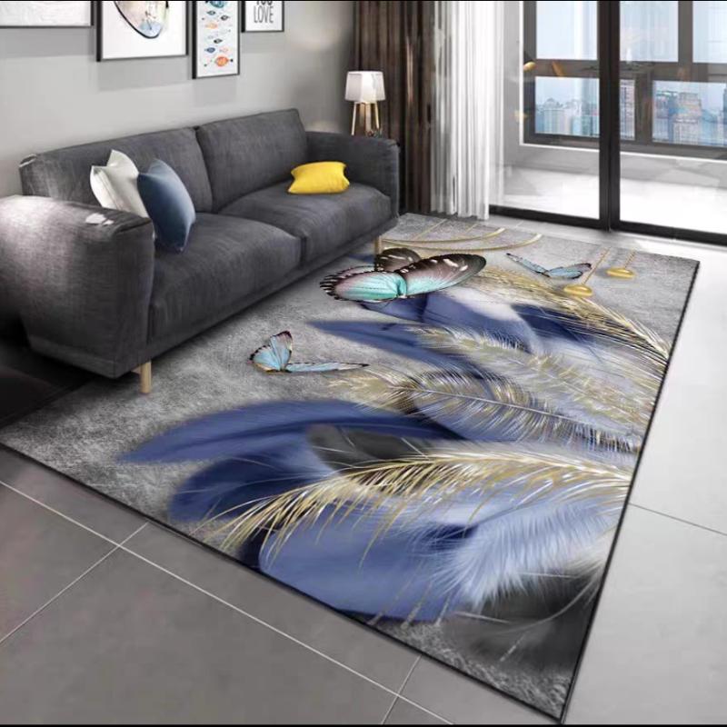 Nordic Minimalist Style Carpets for Living Room Teenager Room Decoration Carpet For Home Rugs Thicken Non-Slip Floor Mats