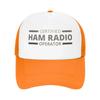Certified Ham Radio Operator Mesh Golf Hat Caps Outfit For Men Women Adjustable Snapback MeshBack Summer Cooling Hats