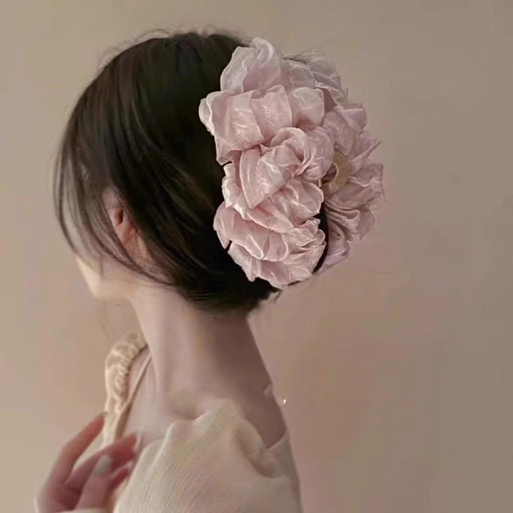 Cloud Bubble Extra Large Bow Hair Clip - High-End 2025 Claw for Women