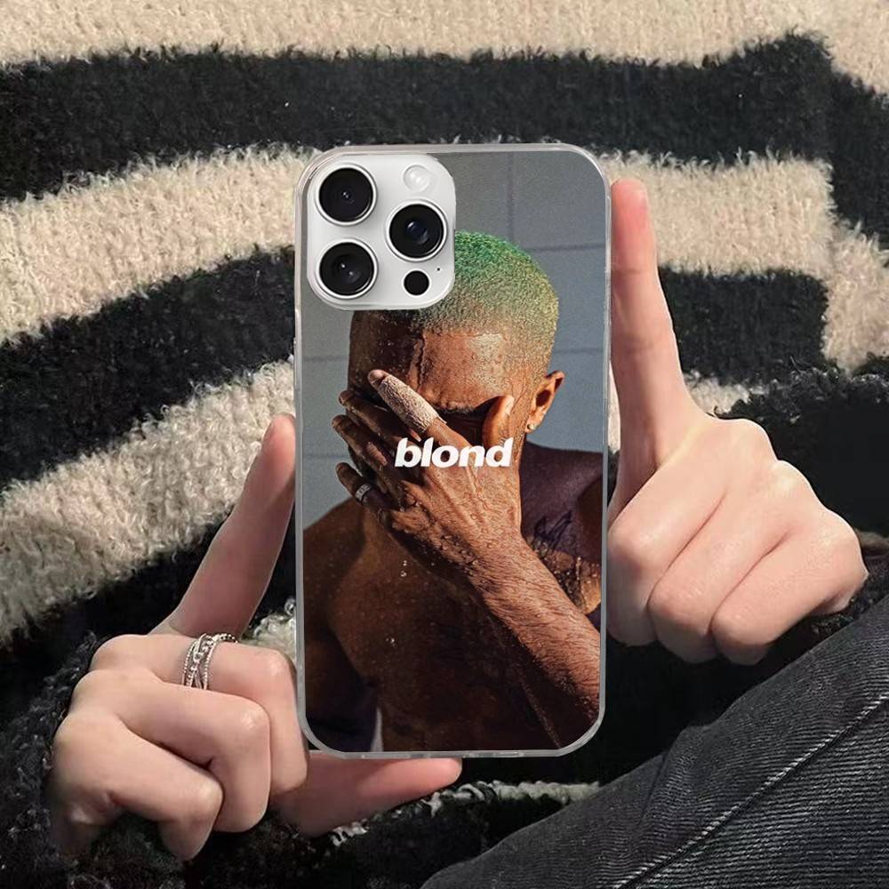 

Singer Frank Blonde Oceans Hot Phone Case For iPhone 17 16 15 14 13 12 11 Plus Pro Max Satin Colorful surface Cover iPhone 11 pro