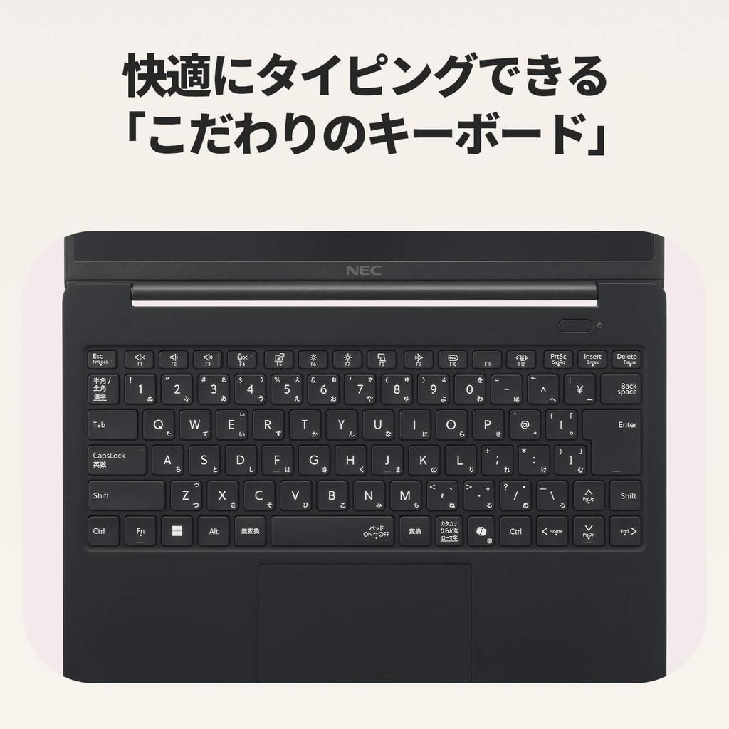 NEC LAVIE N14 Slim Laptop In with AMD 5 16GB 512GB MS Office Windows Battery Frost Black 14.0-inch (Made Japan, Fall/Winter 2025) Ryzen™ 8640U,