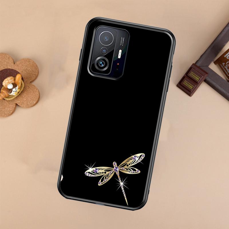 Dragonfly Animal Art For POCO X5 X4 X3 F5 Pro M4 M5s F3 F4 GT C40 Phone Case For Xiaomi 12T 11T 13 Pro 12 Lite