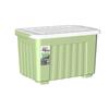 Green 20L Storage Box with Wheels
